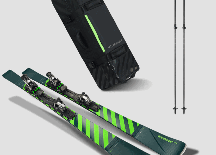 Vikbara skidor