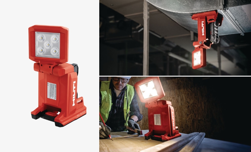 Dubbelt vridbart huvud