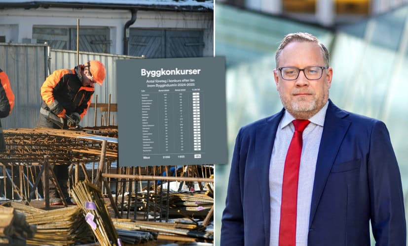 Byggkonkurserna planar ut