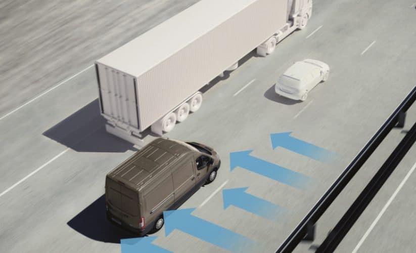 Ford Transit får vindskydd