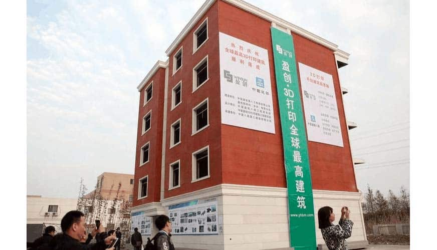 Kineserna först med att printa ut ett hyreshus