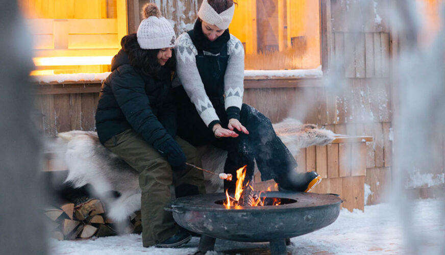 Flytta ut matlagningen i vinter