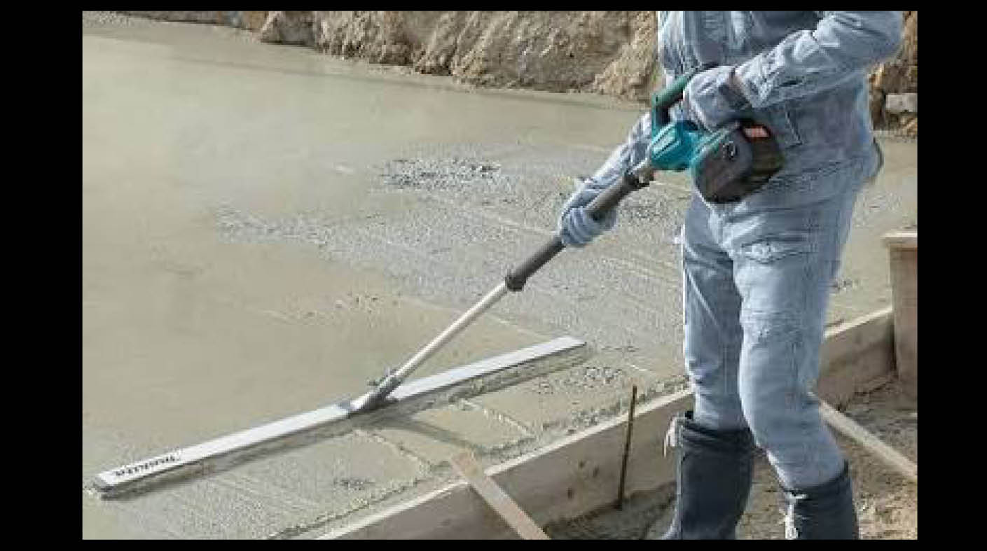 Betongen får batteridrift