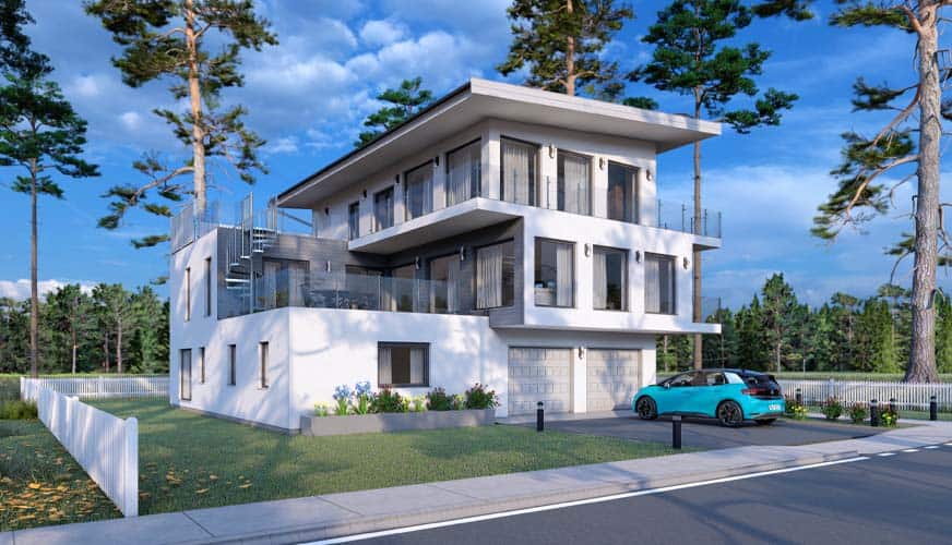 I stället för betong: bygga med glas